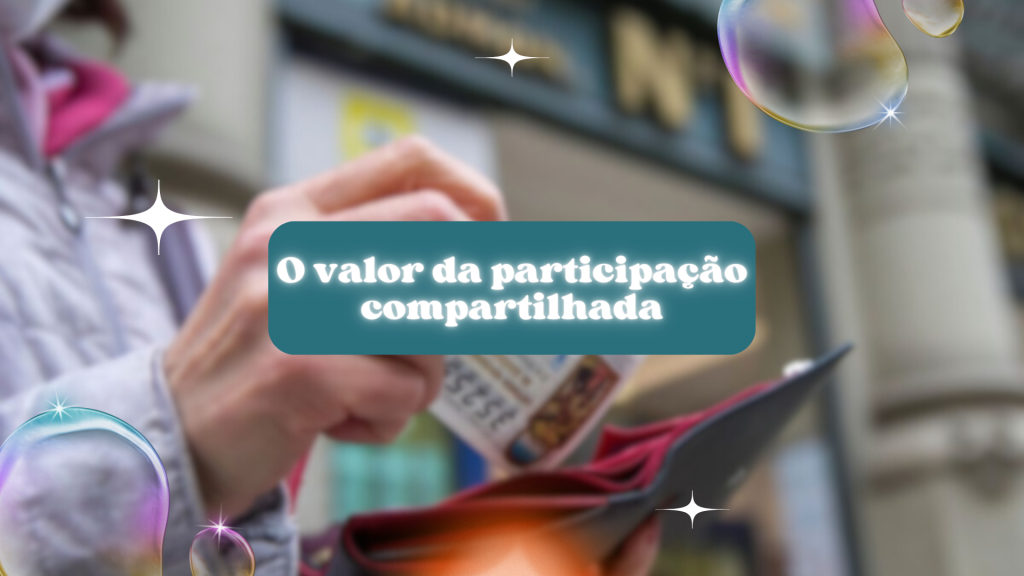 O valor da participação compartilhada